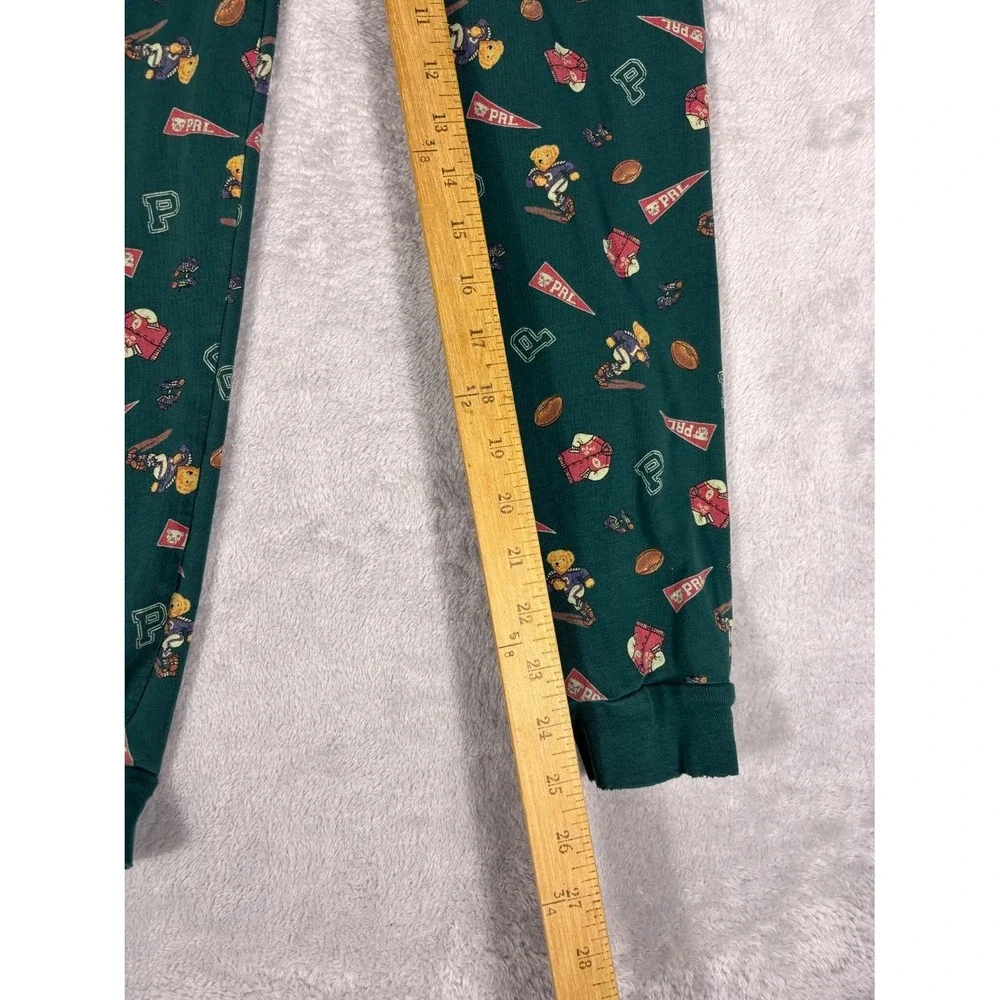 Polo Ralph Lauren Polo Bear Boys Sleepwear Pants Green Sz 14